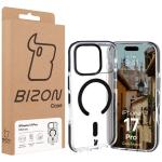 Carcasa Bizon Marco cu MagSafe compatibila cu iPhone 17 Pro, Transparent / Negru 11 - lerato.ro