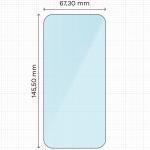 Folie sticla securizata Bizon Smart Glass compatibila cu iPhone 17 Pro / 16 Pro, Transparent 3 - lerato.ro