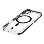 Carcasa Bizon Marco cu MagSafe compatibila cu iPhone 17, Transparent / Negru 4 - lerato.ro