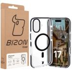 Carcasa Bizon Marco cu MagSafe compatibila cu iPhone 17, Transparent / Negru 11 - lerato.ro