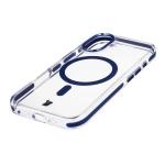 Carcasa Bizon Marco cu MagSafe compatibila cu iPhone 17, Transparent / Albastru 4 - lerato.ro