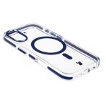 Carcasa Bizon Marco cu MagSafe compatibila cu iPhone 17, Transparent / Albastru 5 - lerato.ro