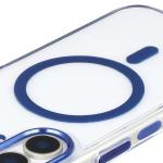 Carcasa Bizon Marco cu MagSafe compatibila cu iPhone 17, Transparent / Albastru 6 - lerato.ro