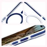 Carcasa Bizon Marco cu MagSafe compatibila cu iPhone 17, Transparent / Albastru 8 - lerato.ro