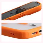 Kit protectie 2 in 1 BizonMobile, Carcasa Bizon MatteO si Folie sticla securizata Bizon Glass Edge, compatibil cu iPhone 17 Pro, Portocaliu 7 - lerato.ro