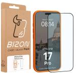 Kit protectie 2 in 1 BizonMobile, Carcasa Bizon MatteO si Folie sticla securizata Bizon Glass Edge, compatibil cu iPhone 17 Pro, Portocaliu 10 - lerato.ro