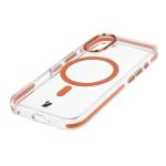 Carcasa Bizon Marco cu MagSafe compatibila cu iPhone 17, Transparent / Portocaliu 4 - lerato.ro