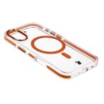 Carcasa Bizon Marco cu MagSafe compatibila cu iPhone 17, Transparent / Portocaliu 5 - lerato.ro