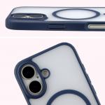 Kit protectie 2 in 1 BizonMobile, Carcasa Bizon MatteO si Folie sticla securizata Bizon Glass Edge, compatibil cu iPhone 17, Albastru 6 - lerato.ro