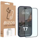 Kit protectie 2 in 1 BizonMobile, Carcasa Bizon MatteO si Folie sticla securizata Bizon Glass Edge, compatibil cu iPhone 17, Albastru 10 - lerato.ro