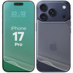 Set protectie Bizon Glass Hydrogel Pack, 1x Folie Ecran si 1x Folie Spate, compatibil cu iPhone 17 Pro, Transparent 6 - lerato.ro