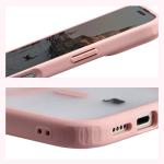 Kit protectie 2 in 1 BizonMobile, Carcasa Bizon MatteO si Folie sticla securizata Bizon Glass Edge, compatibil cu iPhone 17, Roz 7 - lerato.ro