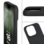 Carcasa Bizon ReLeaf compatibila cu iPhone 16 Pro, Negru 6 - lerato.ro