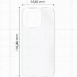 Folie protectie pentru spatele telefonului Bizon Hydrogel compatibila cu iPhone 16 Pro, Transparent 3 - lerato.ro