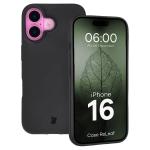 Carcasa Bizon ReLeaf compatibila cu iPhone 16, Negru 3 - lerato.ro
