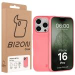 Carcasa Bizon ReLeaf compatibila cu iPhone 16 Pro, Roz 7 - lerato.ro