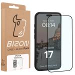 Kit protectie 2 in 1 BizonMobile, Carcasa Bizon MatteO si Folie sticla securizata Bizon Glass Edge, compatibil cu iPhone 17, Negru 10 - lerato.ro