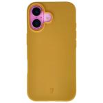 Carcasa Bizon ReLeaf compatibila cu iPhone 16, Dark Yellow 2 - lerato.ro