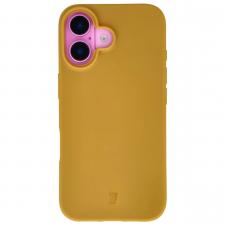 Carcasa Bizon ReLeaf compatibila cu iPhone 16, Dark Yellow