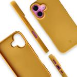 Carcasa Bizon ReLeaf compatibila cu iPhone 16, Dark Yellow 5 - lerato.ro
