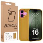 Carcasa Bizon ReLeaf compatibila cu iPhone 16, Dark Yellow 7 - lerato.ro
