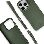 Carcasa Bizon ReLeaf compatibila cu iPhone 16 Pro, Dark Green 5 - lerato.ro