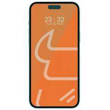 Folie sticla securizata Bizon Smart Glass compatibila cu iPhone 15 Pro / 15 / 16, Transparent