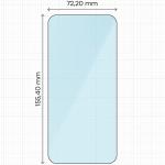 Folie sticla securizata Bizon Smart Glass compatibila cu iPhone 15 Plus / 15 Pro Max / 16 Plus, Transparent 3 - lerato.ro