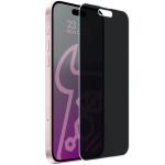 Folie sticla securizata Bizon Glass Mule Shadow Privacy compatibila cu iPhone 15 Plus, Negru 6 - lerato.ro