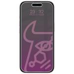 Folie sticla securizata Bizon Glass Mule Shadow Privacy compatibila cu iPhone 15, Negru 2 - lerato.ro