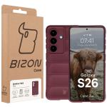 Carcasa Bizon Tur compatibila cu Samsung Galaxy S26, Burgundy 9 - lerato.ro