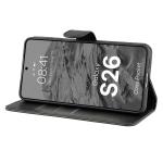 Husa flip cover Bizon Pocket compatibila cu Samsung Galaxy S26, Negru 6 - lerato.ro