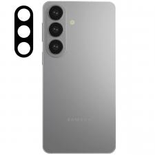 Set de 2 protectii camera foto Bizon Glass Lens compatibila cu Samsung Galaxy S26, Negru