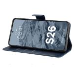 Husa flip cover Bizon Pocket compatibila cu Samsung Galaxy S26, Navy Blue 6 - lerato.ro