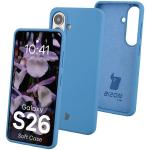 Carcasa Bizon Soft compatibila cu Samsung Galaxy S26, Albastru 3 - lerato.ro