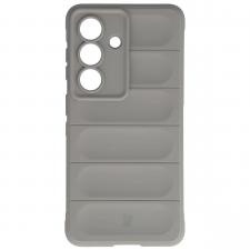 Carcasa Bizon Tur compatibila cu Samsung Galaxy S26, Light Grey