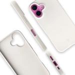 Carcasa Bizon ReLeaf compatibila cu iPhone 16, Alb 5 - lerato.ro