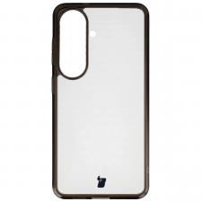 Carcasa Bizon Halo compatibila cu Samsung Galaxy S26, Transparent / Negru