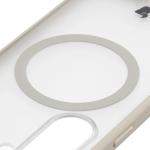 Carcasa Bizon MatteO cu MagSafe compatibila cu Samsung Galaxy S26, Bej 4 - lerato.ro