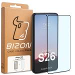 Kit protectie 2 in 1 BizonMobile, Carcasa Bizon Angelo si Folie sticla securizata Bizon Glass Edge, compatibil cu Samsung Galaxy S26, Negru 9 - lerato.ro