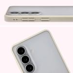 Kit protectie 2 in 1 BizonMobile, Carcasa Bizon Angelo si Folie sticla securizata Bizon Glass Edge, compatibil cu Samsung Galaxy S26, Bej 5 - lerato.ro