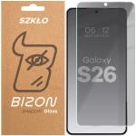 Folie sticla securizata Bizon Glass Clear Shadow Privacy compatibila cu Samsung Galaxy S26, Negru 4 - lerato.ro