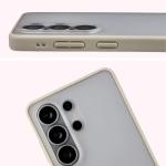 Kit protectie 2 in 1 BizonMobile, Carcasa Bizon Angelo si Folie sticla securizata Bizon Glass Edge, compatibil cu Samsung Galaxy S26 Ultra, Bej 5 - lerato.ro