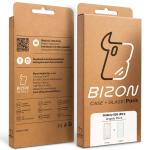 Kit protectie 2 in 1 BizonMobile, Carcasa Bizon Angelo si Folie sticla securizata Bizon Glass Edge, compatibil cu Samsung Galaxy S26 Ultra, Bej 10 - lerato.ro