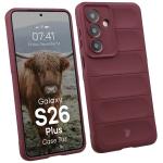 Carcasa Bizon Tur compatibila cu Samsung Galaxy S26 Plus, Burgundy 3 - lerato.ro