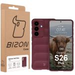 Carcasa Bizon Tur compatibila cu Samsung Galaxy S26 Plus, Burgundy 9 - lerato.ro