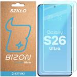 Set 2 folii sticla securizata Bizon Glass Clear Duo compatibile cu Samsung Galaxy S26 Ultra, Transparent 2 - lerato.ro