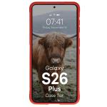 Carcasa Bizon Tur compatibila cu Samsung Galaxy S26 Plus, Rosu 6 - lerato.ro