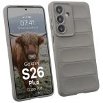 Carcasa Bizon Tur compatibila cu Samsung Galaxy S26 Plus, Light Grey 3 - lerato.ro