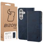 Husa flip cover Bizon Pocket compatibila cu Samsung Galaxy S26 Plus, Navy Blue 7 - lerato.ro
